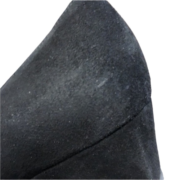 Stuart Weitzman Black Suede Wedge - Picture 14 of 15